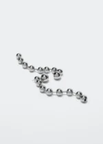 Faceted crystal hoop earrings - 图片 5