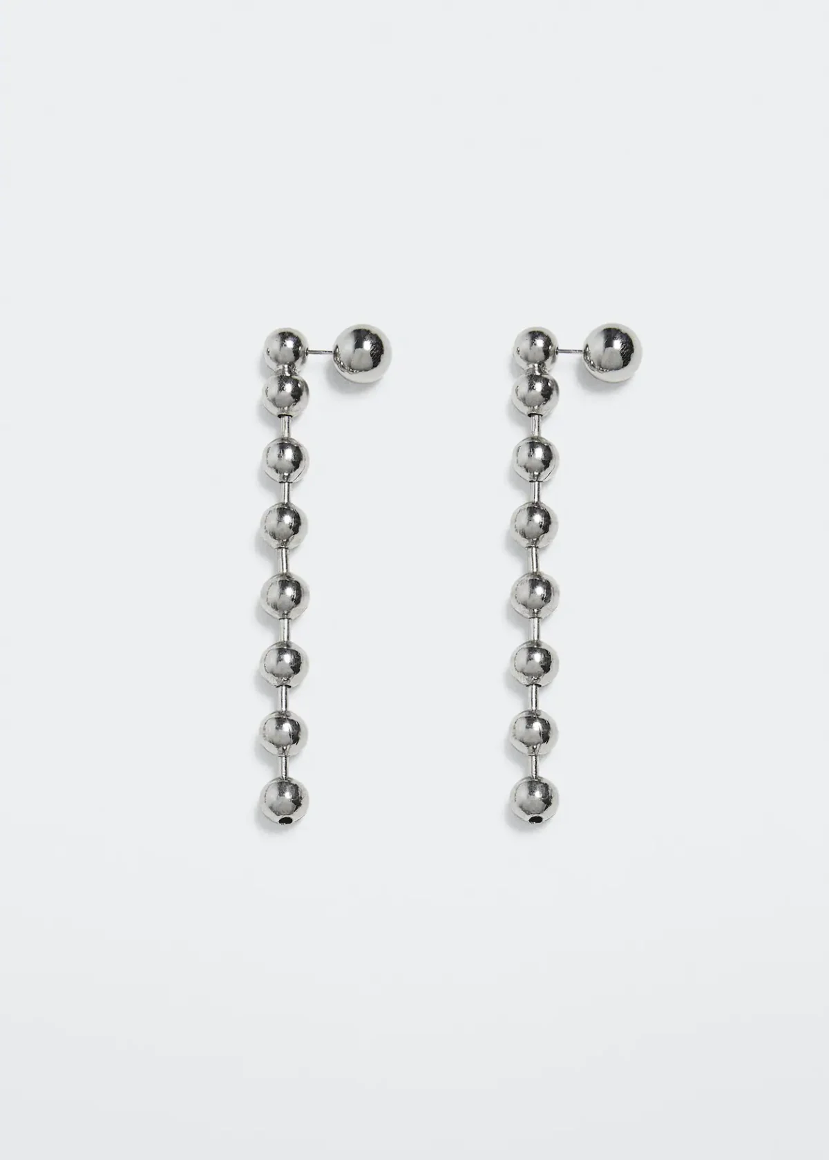 Faceted crystal hoop earrings - 图片 1