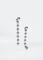 Faceted crystal hoop earrings - 图片 4