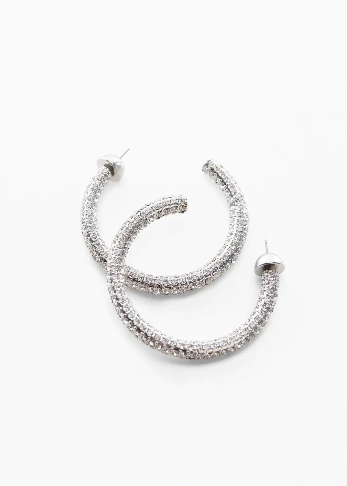 Mesh flower earrings - 图片 1