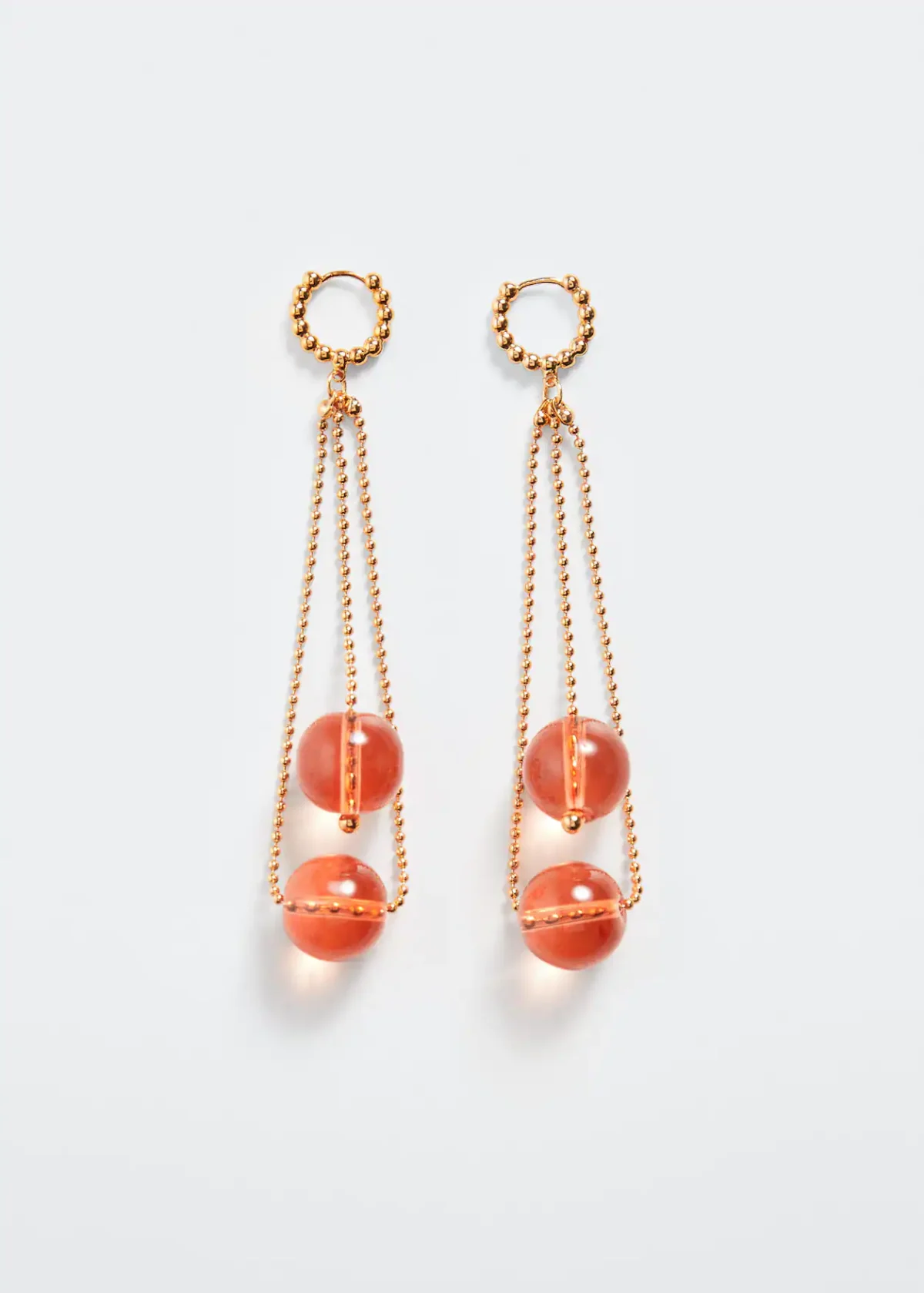 Twisted hoop earrings - 图片 1