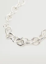 Embossed hoop earrings - 图片 3