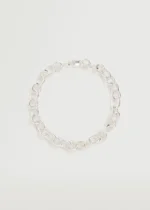 Embossed hoop earrings